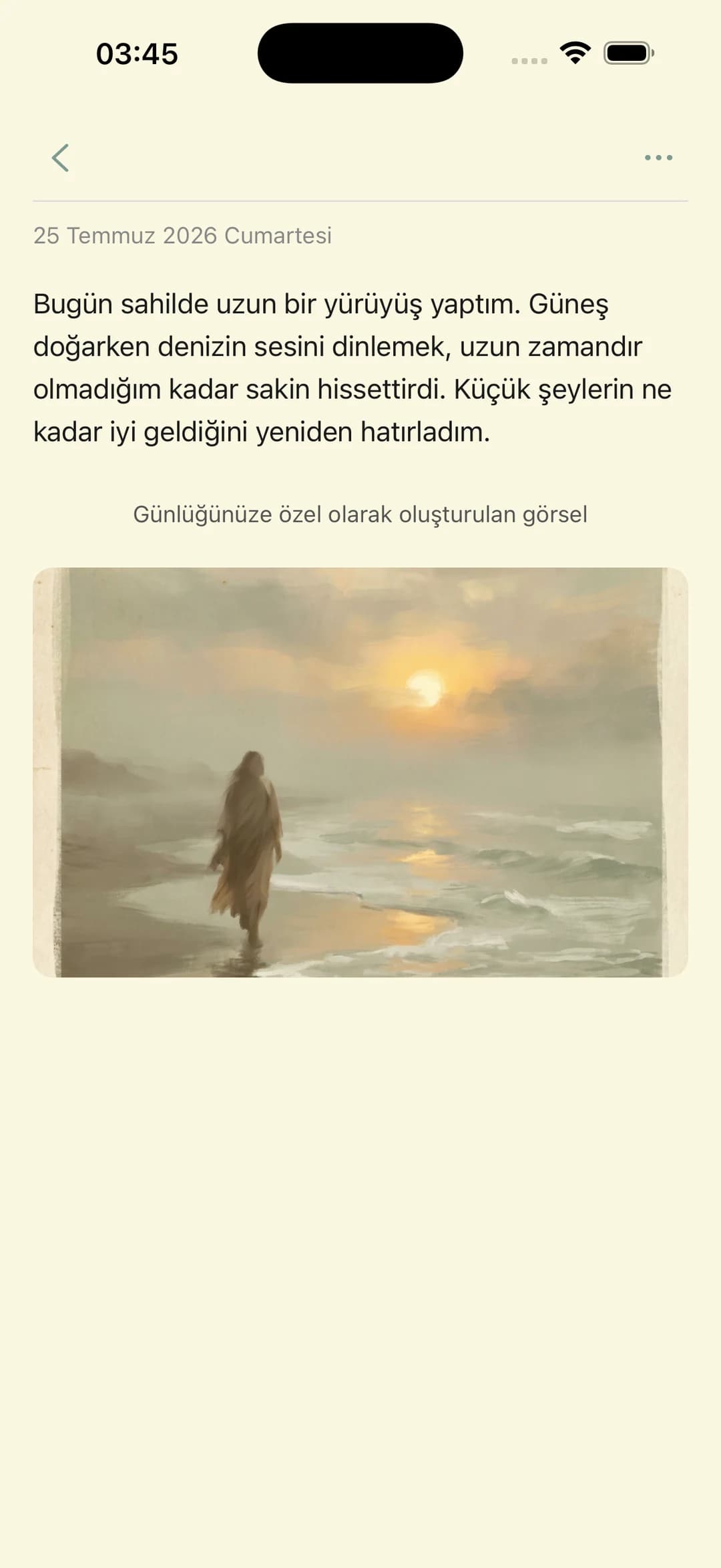 Wonori günlük görseli ekranı